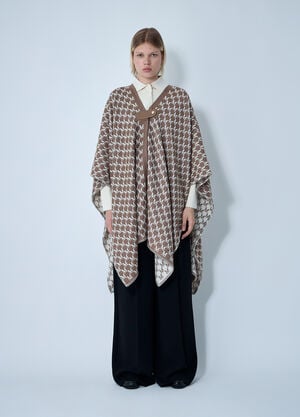 Max Mara Wool-Blend Scarf Brown max0261038