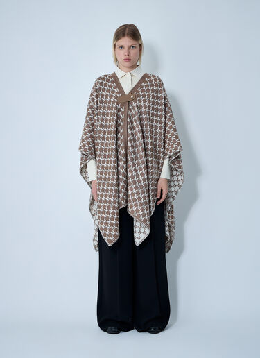羊毛混纺围巾 Max Mara 羊毛混纺围巾 棕色 max0261038