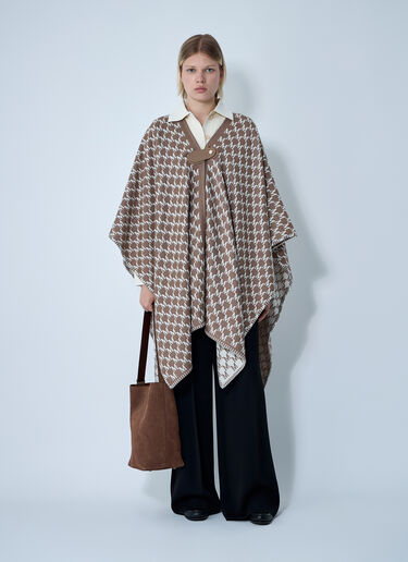 羊毛混纺围巾 Max Mara 羊毛混纺围巾 棕色 max0261038