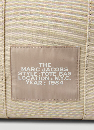 Marc Jacobs 로고 프린트 스몰 토트 백 베이지 mcj0247043