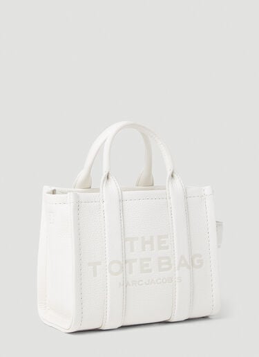Leather Micro Tote Bag Marc Jacobs Leather Micro Tote Bag White mcj0252004