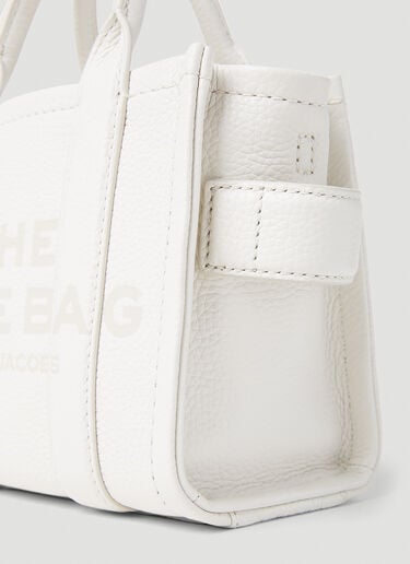 Leather Micro Tote Bag Marc Jacobs Leather Micro Tote Bag White mcj0252004
