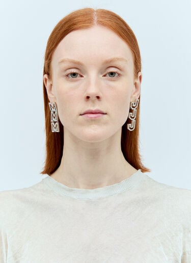 MJ Logo Earrings Marc Jacobs MJ Logo Earrings Silver mcj0255004