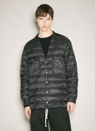 Collarless Down Jacket Moncler x Rick Owens Collarless Down Jacket Black mcs0358010