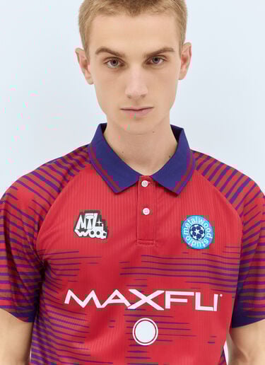 Metalwood x Maxfli Maxfli Statue Polo Shirt Red mem0158002