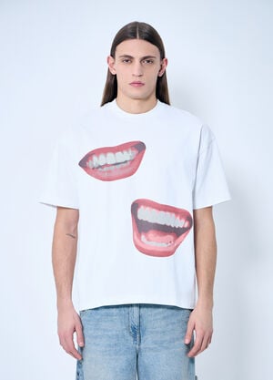 Metalwood Studio Oversized Smile T-Shirt White met0158002