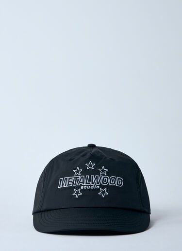 徽标图案棒球帽 Metalwood 徽标图案棒球帽 黑色 met0160008