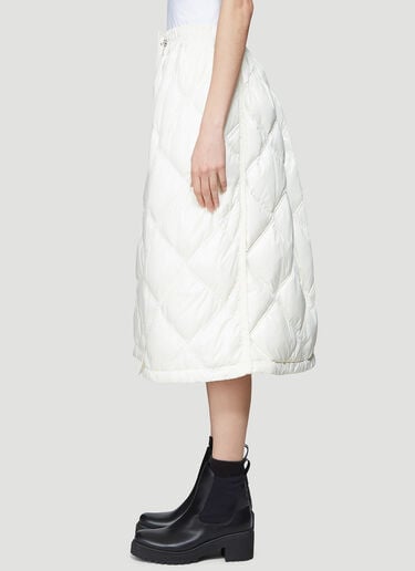 Puffer Skirt 2 MONCLER 1952 Puffer Skirt White mge0237001