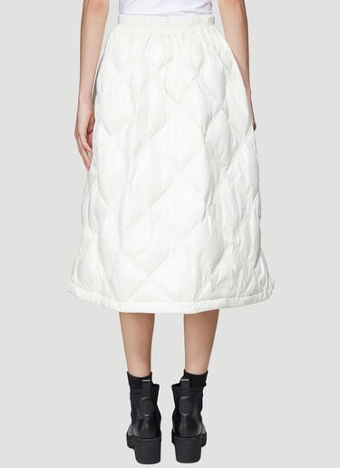 Puffer Skirt 2 MONCLER 1952 Puffer Skirt White mge0237001