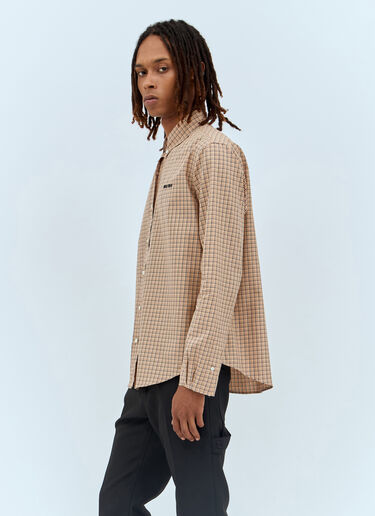 Check Shirt Miu Miu Check Shirt Beige miu0157006