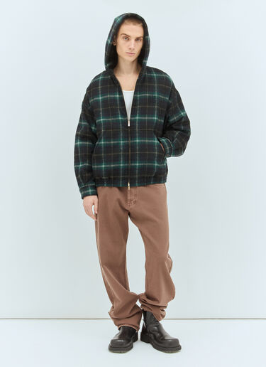Miu Miu 夹棉连帽夹克 藏蓝色 miu0159001