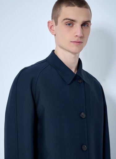 Single-Breasted Mohair Coat Miu Miu Single-Breasted Mohair Coat Navy miu0160001