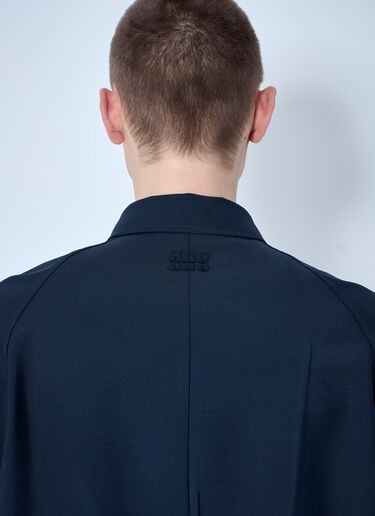 Single-Breasted Mohair Coat Miu Miu Single-Breasted Mohair Coat Navy miu0160001