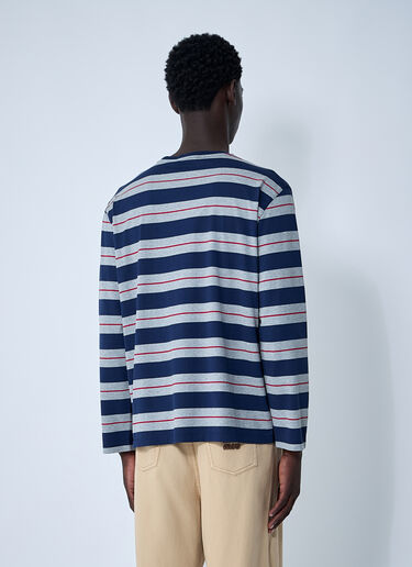 Miu Miu Logo Motif T-Shirt Navy miu0161004