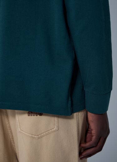 ロゴモチーフポロシャツ Miu Miu ロゴモチーフポロシャツ グリーン miu0161005