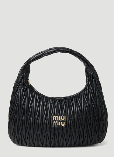 Wander Hobo Bag Miu Miu Wander Hobo Bag Black miu0251017