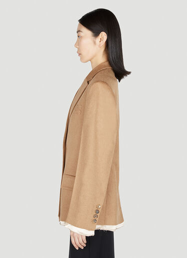 Miu Miu Camelhair Blazer Camel miu0252018