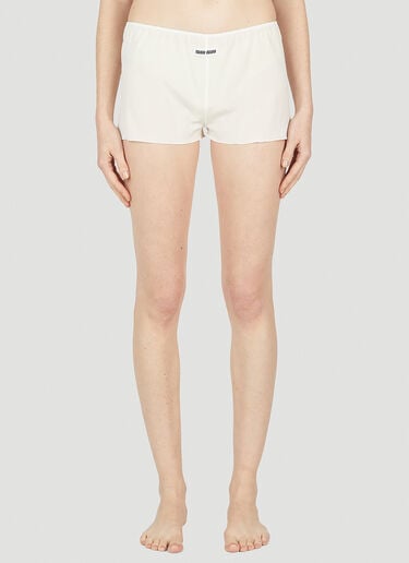 Boxer Shorts Miu Miu Boxer Shorts White miu0252024