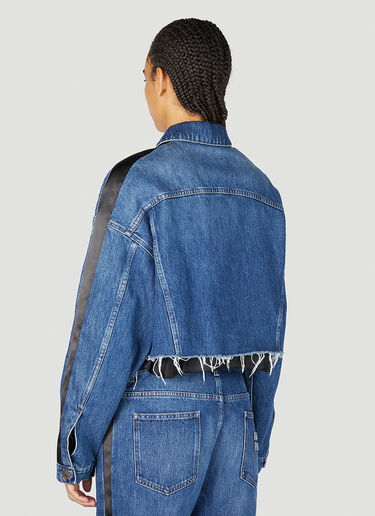 Cropped Denim Jacket Miu Miu Cropped Denim Jacket Blue miu0252069
