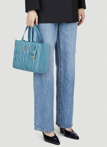 Matelassé Handbag Miu Miu Matelassé Handbag Blue miu0254058