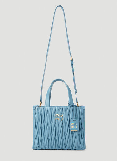Matelassé Handbag Miu Miu Matelassé Handbag Blue miu0254058