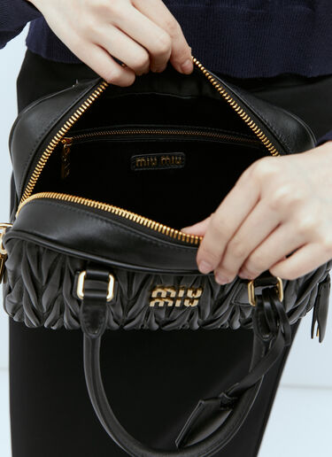 Arcadie Matelassé 手提包 Miu Miu Arcadie Matelassé 手提包 黑色 miu0254084