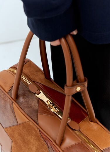 Leather Patch Handbag Miu Miu Leather Patch Handbag Brown miu0256053