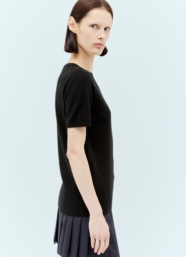 羊毛针织上衣 Miu Miu 羊毛针织上衣 黑色 miu0257002