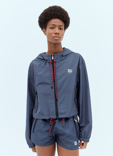 기능성 블루종 재킷 Miu Miu 기능성 블루종 재킷 블루 miu0257014
