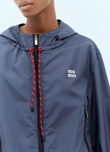 기능성 블루종 재킷 Miu Miu 기능성 블루종 재킷 블루 miu0257014