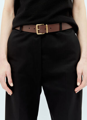 Miu Miu 皮革腰带  棕色 miu0257021