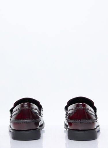 Miu Miu レザーペニーローファー バーガンディ miu0258021