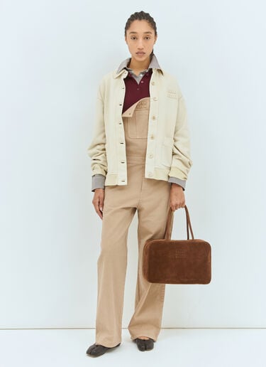 Beau Suede Handbag Miu Miu Beau Suede Handbag Brown miu0258026