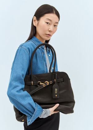 Miu Miu Medium Aventure Shoulder Bag Black miu0258032