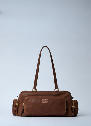 Bauletto Shoulder Bag Miu Miu Bauletto Shoulder Bag Brown miu0260020