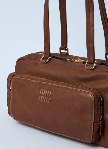 Miu Miu Bauletto Shoulder Bag Brown miu0260020