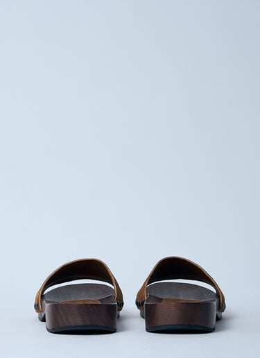 フェーディドスエードクロッグ Miu Miu フェーディドスエードクロッグ ブラウン miu0260046