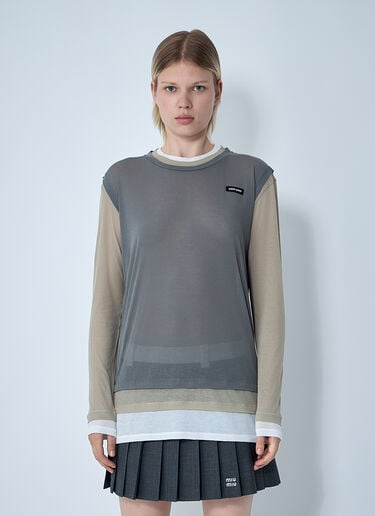 ロゴモチーフTシャツ3枚セット Miu Miu ロゴモチーフTシャツ3枚セット ホワイト miu0261005