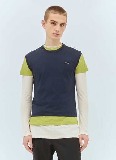 ジャージーTシャツ 3枚セット Miu Miu ジャージーTシャツ 3枚セット ブルー miu0359003