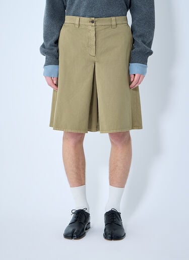 Garment-Dyed Skirt Miu Miu Garment-Dyed Skirt Green miu0360003