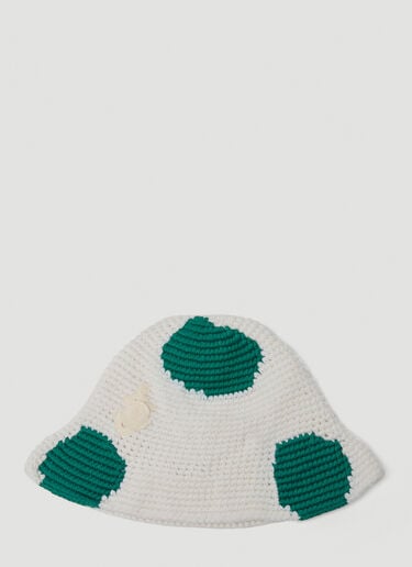Knit Bucket Hat Moncler x JW Anderson Knit Bucket Hat White mjw0349001