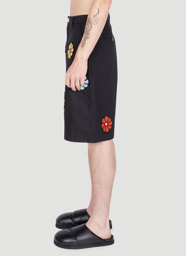 플로럴 버뮤다 쇼츠 1 Moncler JW Anderson 플로럴 버뮤다 쇼츠 블랙 mjw0352005