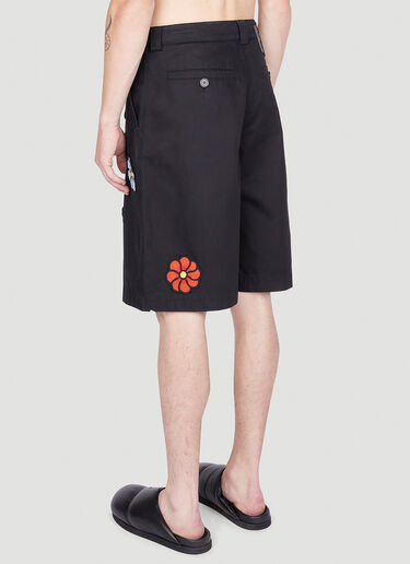 플로럴 버뮤다 쇼츠 1 Moncler JW Anderson 플로럴 버뮤다 쇼츠 블랙 mjw0352005