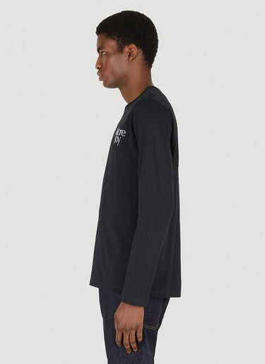 Embroidered Long Sleeve T-Shirt More Joy Embroidered Long Sleeve T-Shirt Black mjy0347014
