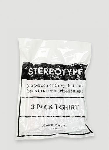 Maison Margiela Pack Of Three Crewneck T-shirts White mla0141013