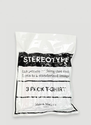 Pack Of Three Crewneck T-shirts Maison Margiela Pack Of Three Crewneck T-shirts White mla0141013