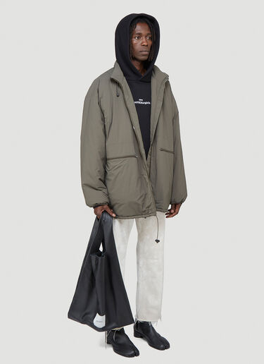 Maison Margiela Oversized Nylon Jacket Green mla0141017