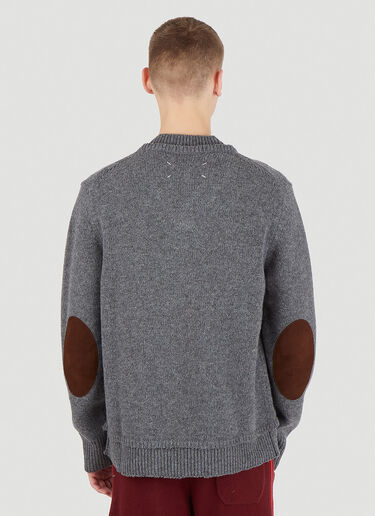 Knit Sweater Maison Margiela Knit Sweater Grey mla0145006