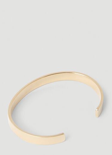 Logo-Engraved Bracelet Maison Margiela Logo-Engraved Bracelet Gold mla0151073