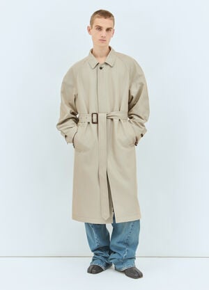 Maison Margiela 毛边袖口风衣 米色 mla0158001